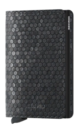 Portemonnee Secrid Slimwallet Hexagon Black