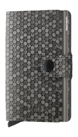 Portemonnee Secrid Miniwallet Hexagon Grey