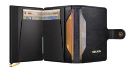 4---ORIGINAL_JPG-Emboss Diamond - Miniwallet - Black - Black - Open