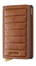 Portemonnee Secrid Slimwallet Emboss Lines Cognac