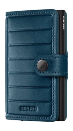Portemonnee Secrid Miniwallet Emboss Lines Teal