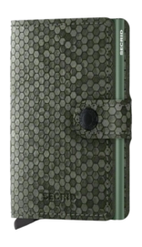 Portemonnee Secrid Miniwallet Hexagon Green