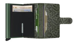 5---ORIGINAL_JPG-Hexagon - Miniwallet - Green - Green - Open