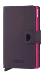 Portemonnee Secrid Miniwallet Matte Dark Purple & Fuchsia