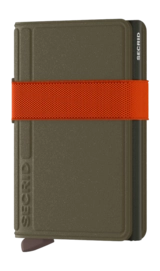 Portemonnee Secrid Bandwallet Liba Green-Orange