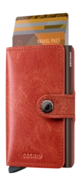 2---ORIGINAL_JPG-Vintage - Miniwallet - Orange  - Brown - Cards