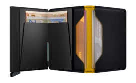 4---ORIGINAL_JPG-Matte - Slimwallet - Black & Ochre - Black - Open