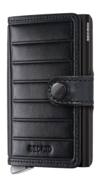 Portemonnee Secrid Miniwallet Emboss Lines Black