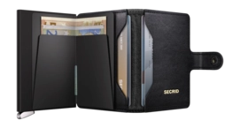 5---ORIGINAL_JPG-Emboss Lines - Miniwallet - Black - Black - Open