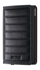 Portemonnee Secrid Slimwallet Emboss Lines Black