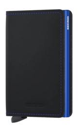 Porte-Monnaie Secrid Slimwallet Matte Black & Blue