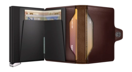 4---ORIGINAL_JPG-Dusk - Twinwallet - Dark Brown - Brown - Open