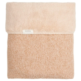 Wiegdeken Koeka Teddy Vigo caramel/soft caramel