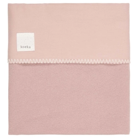 Ledikantdeken Koeka Flanel Runa Old Pink