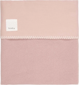 Wiegdeken Koeka Flanel Runa old pink