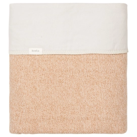Wiegdeken Koeka Flanel Vigo caramel/pebble