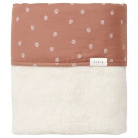 Couverture Bébé Koeka Teddy Reversible Oaky Hazel