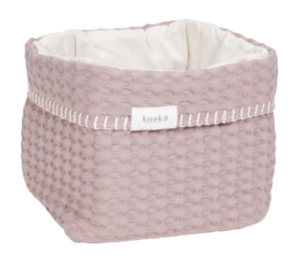 Panier de Rangement Koeka Panier Gaufré Antwerp Mauve 15 x 15 x 18 cm