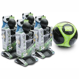 Streetsoccer EXIT Striker (Set Van 4 Stuks) + Leren Voetbal