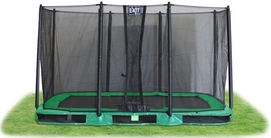 Trampoline EXIT Inground Interra Rectangular 366 x 214 Groen