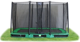 Trampoline EXIT Inground Interra Rectangular 427 x 244 Groen
