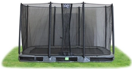 Trampoline EXIT Inground Interra Rectangular 366 x 214 Grijs