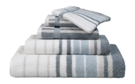 Handdoek Vandyck Ontario New Misty Blue (55 x 100 cm)