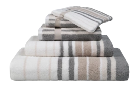 Telo bagno in cotone americano Vandyck Ontario New 90 x 195 cm, Grigio pietra