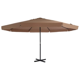 Parasol Vida Aluminium Taupe 500 x 500 cm