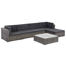 Loungebank Vida Grijs (6-Delig)