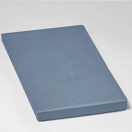 Hoeslaken Yumeko Faded Blue (Satijn)-90 x 200 cm