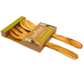 Saladebestek Bowls and Dishes 3 Tand Bruin 30 cm