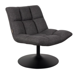 Loungestoel Dutchbone Bar Dark Grey