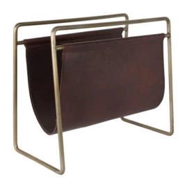 Tijdschriftenhouder Dutchbone Scholar Brown
