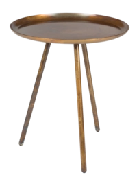 Bijzettafel White Label Living Frost Copper