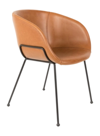 Stoel Zuiver Feston Armchair Brown