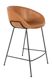 Barstoel Zuiver Feston Counter Stool 65 cm Brown