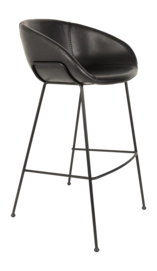 Bar Stool Zuiver Feston Bar Stool 76 cm Black