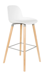 Barstoel Zuiver Albert Kuip Barstool 75 cm White