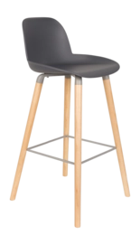 Barstoel Zuiver Albert Kuip Barstool 75 cm Dark Grey