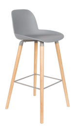 Barstoel Zuiver Albert Kuip Barstool 75 cm Light Grey