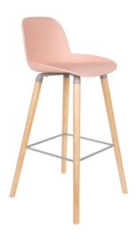 Barstoel Zuiver Albert Kuip Barstool 75 cm Old Pink