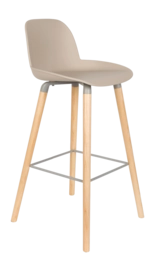Bar Stool Zuiver Albert Kuip Bar Stool 75 cm Taupe