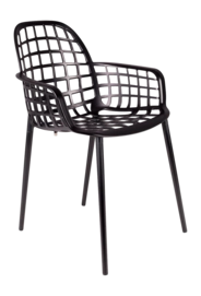 Tuinstoel Zuiver Albert Kuip Garden Armchair Black
