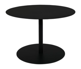 Bijzettafel Zuiver Snow Side Table Round M Black