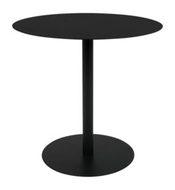 Bijzettafel Zuiver Snow Side Table Round S Black