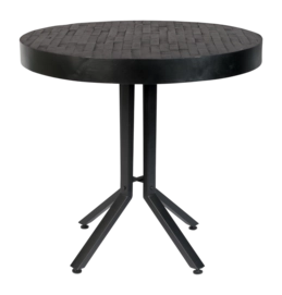 Tafel White Label Living Maze Round Black