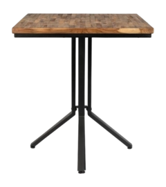 Bijzettafel White Label Living Maze Square Natural