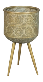 Plantenbak Dutchbone Botanique Gold - L