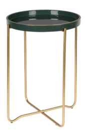 Bijzettafel White Label Living Celina Dark Green